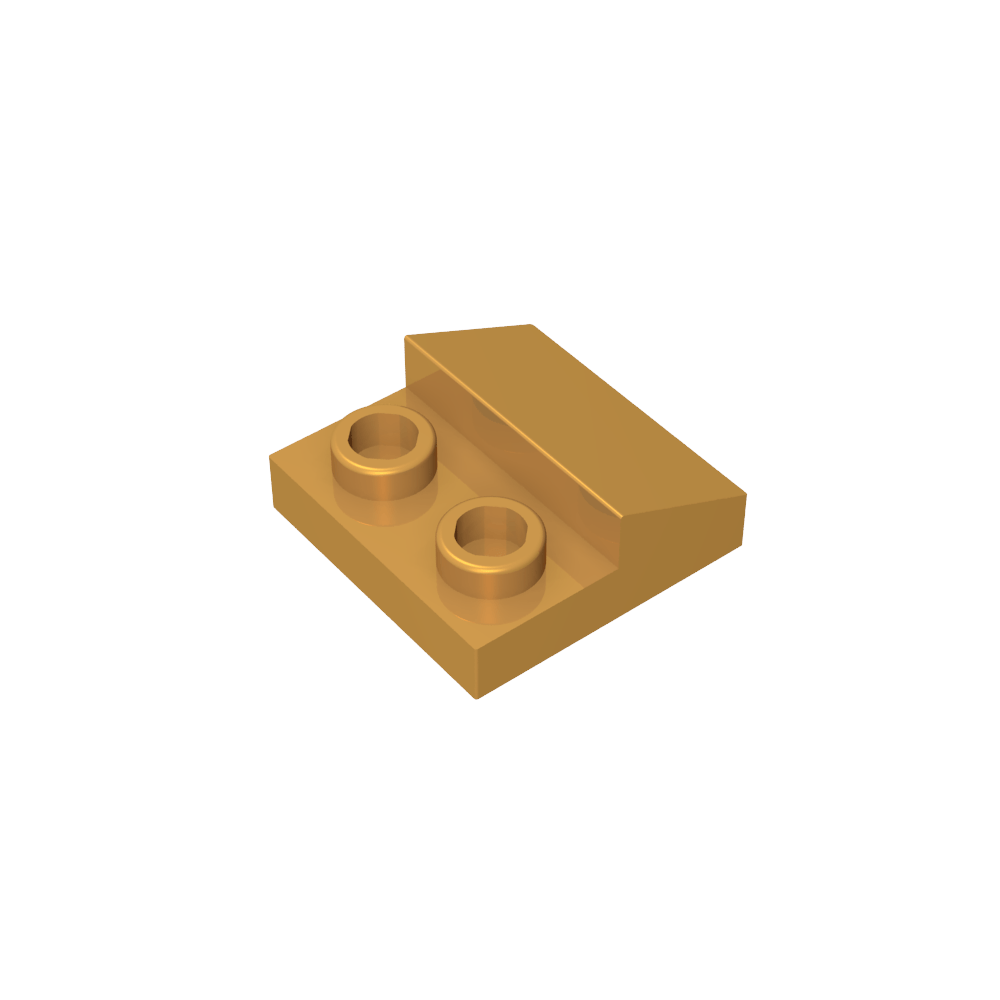 Pendiente 45 2 x 1 con recorte 2/3-MyGobricksEs