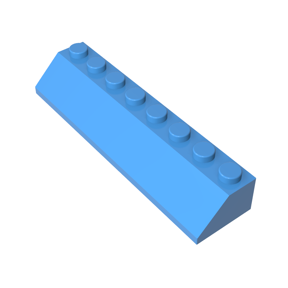 Pendiente 45° 2 x 8-MyGobricksEs