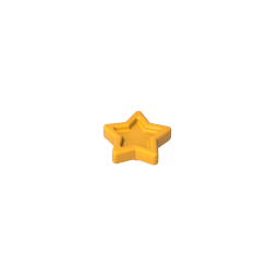 Accesorio para la cabeza Estrella con pin-MyGobricksEs
