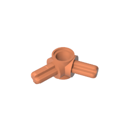 Conector Technic Pin Hub con 1 eje de 120°-MyGobricksEs