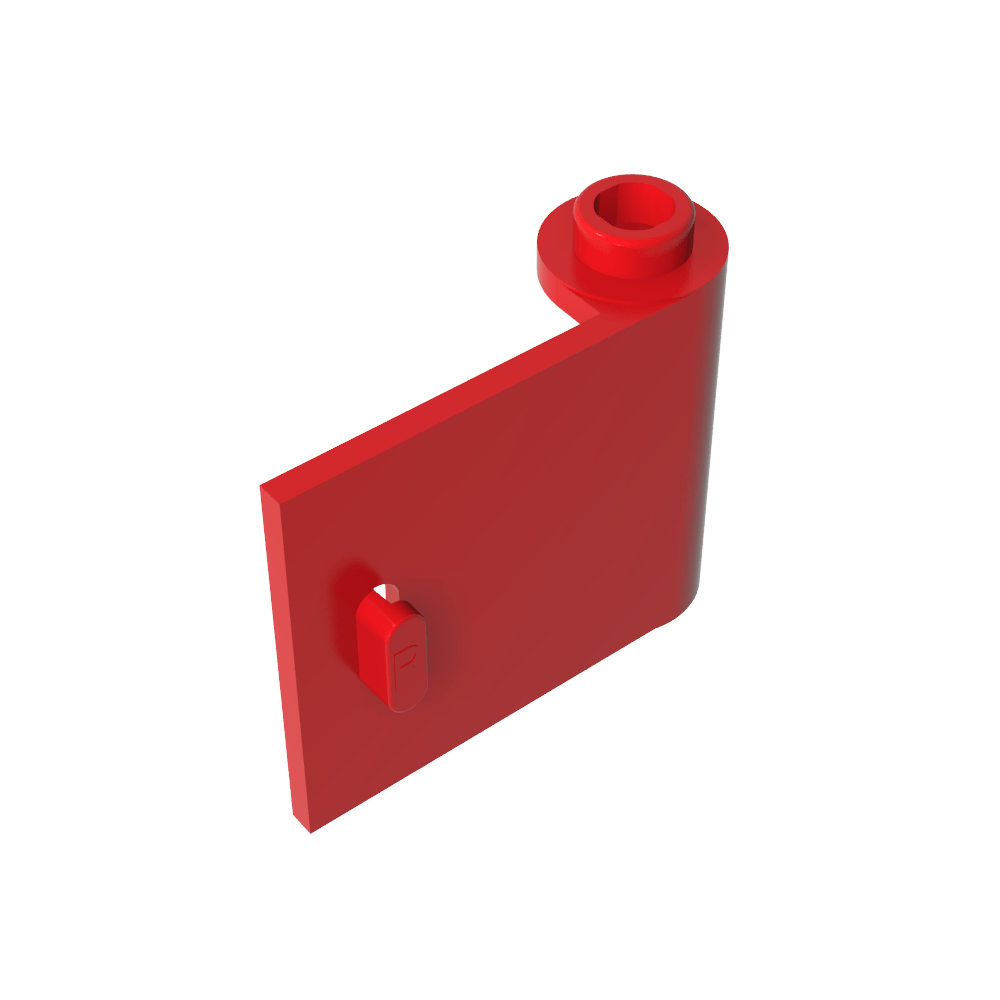 Puerta 1 x 3 x 2 Derecha - Abierta entre la bisagra superior e inferior-MyGobricksEs