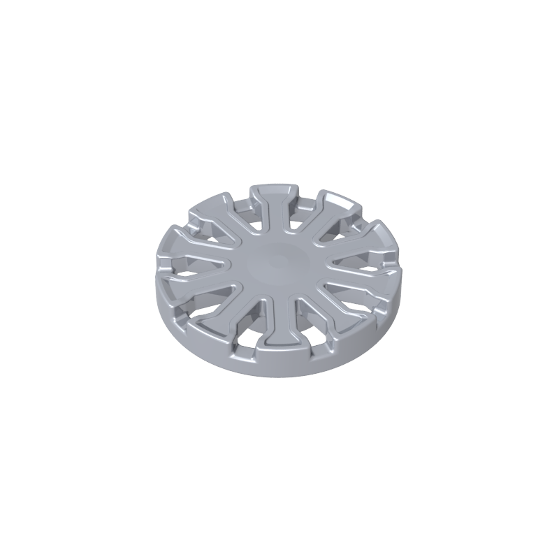 Cubierta de rueda de 10 radios en forma de T - para rueda 18976-MyGobricksEs