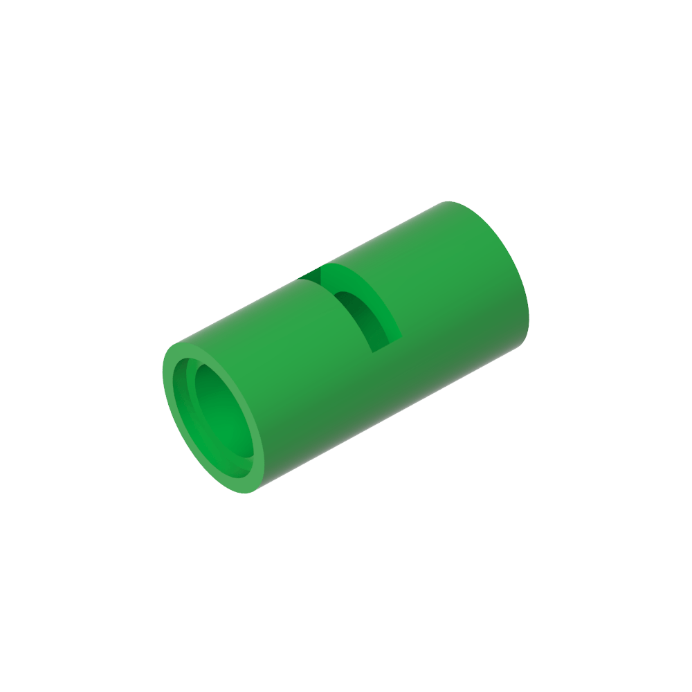 Conector de clavija Technic redondo [ranurado]-MyGobricksEs