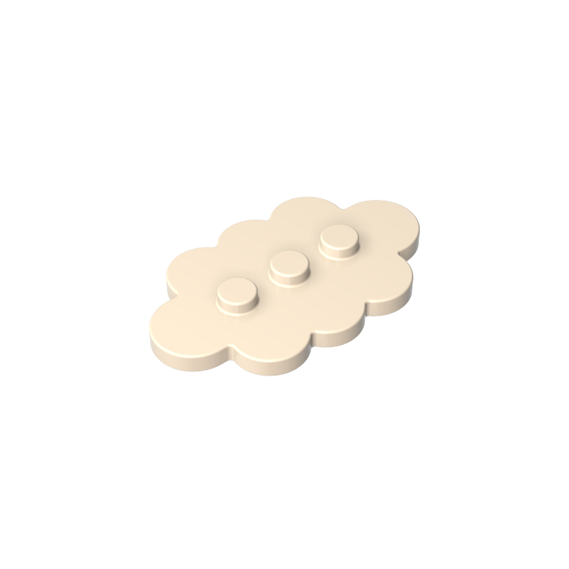 3x5 fluffy white clouds