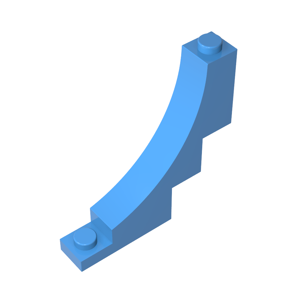 Arco de ladrillo 1 x 5 x 4 invertido-MyGobricksEs