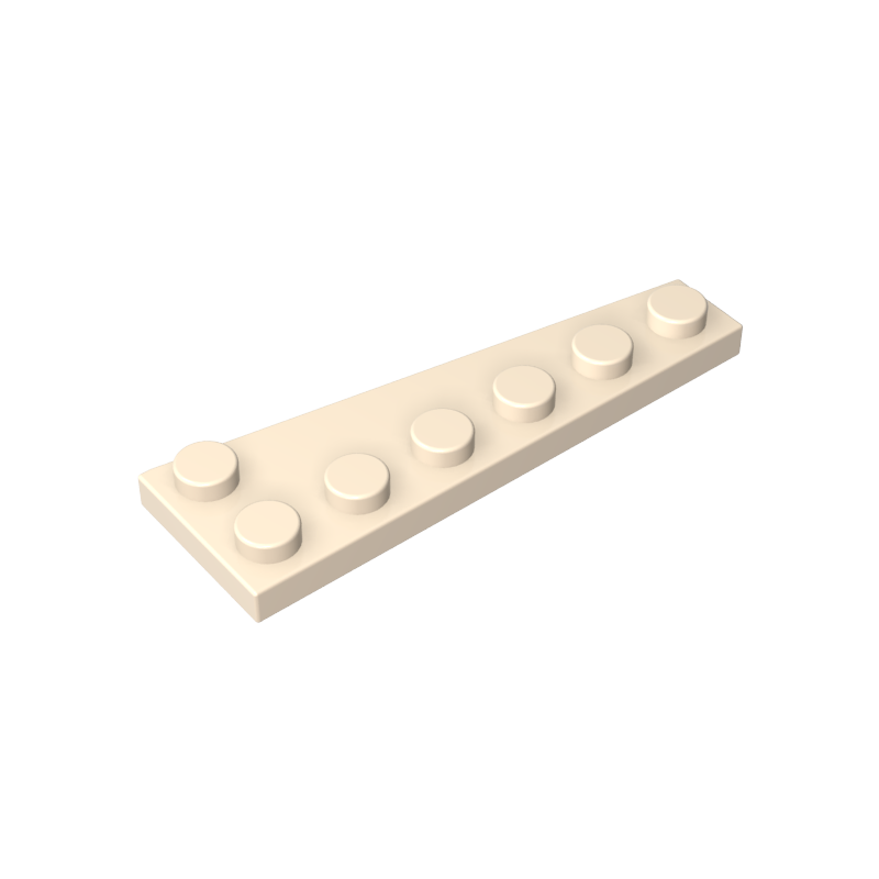 Placa de cuña 6 x 2 izquierda-MyGobricksEs