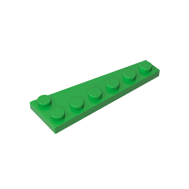 Placa de cuña 6 x 2 izquierda-MyGobricksEs
