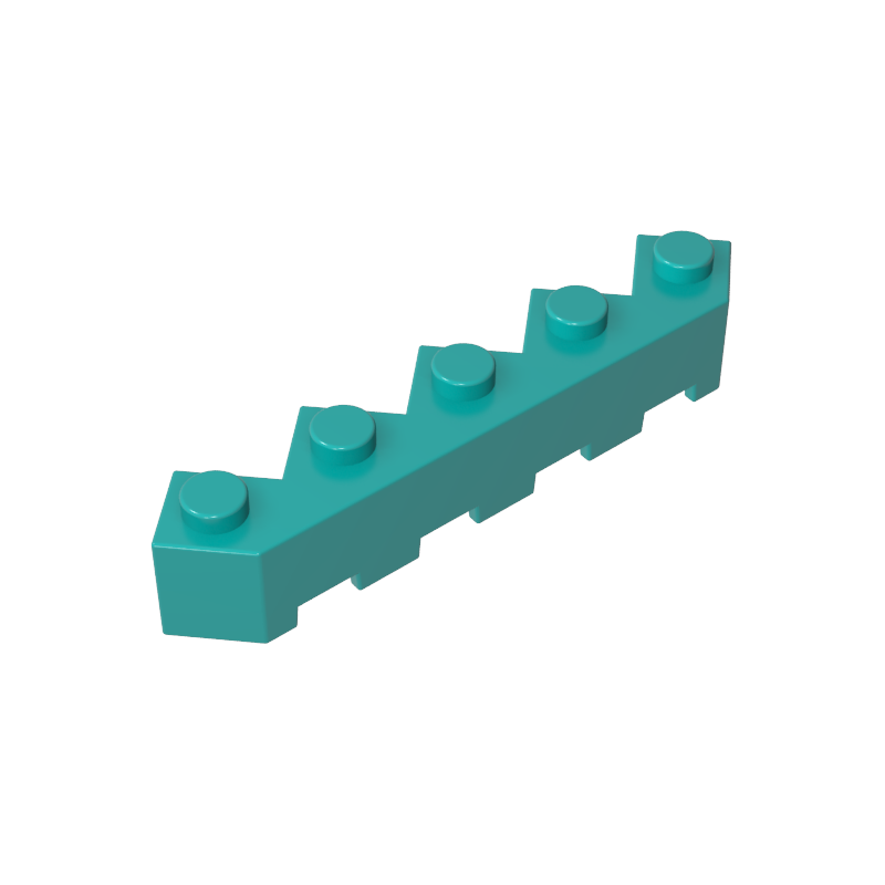Ladrillos multifacéticos de 5x5, con forma de escalera.