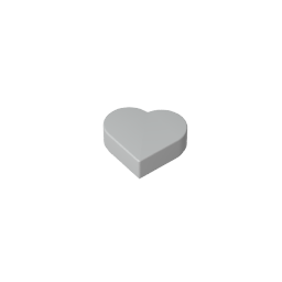 Azulejo 1 x 1 Corazón-MyGobricksEs