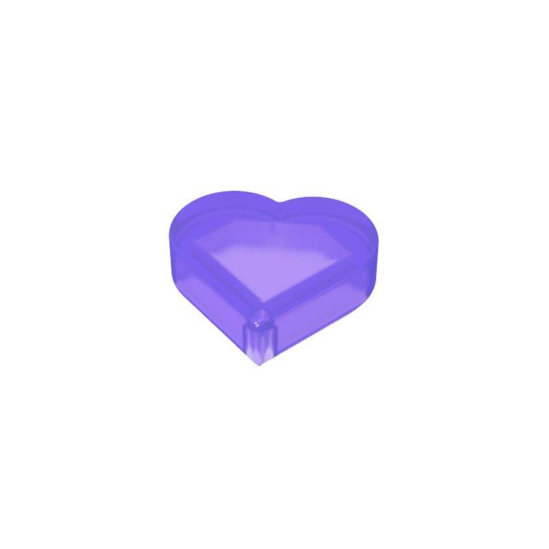 Azulejo 1 x 1 Corazón-MyGobricksEs