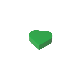Panel de luz en forma de corazón de amor 1x1