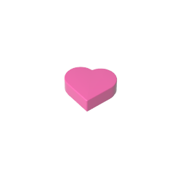 Azulejo 1 x 1 Corazón-MyGobricksEs