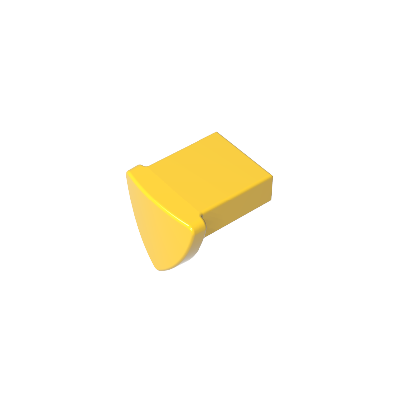 Parte del Cuerpo Animal, Oreja de Perro, Placa Especial 1 x 1-MyGobricksEs