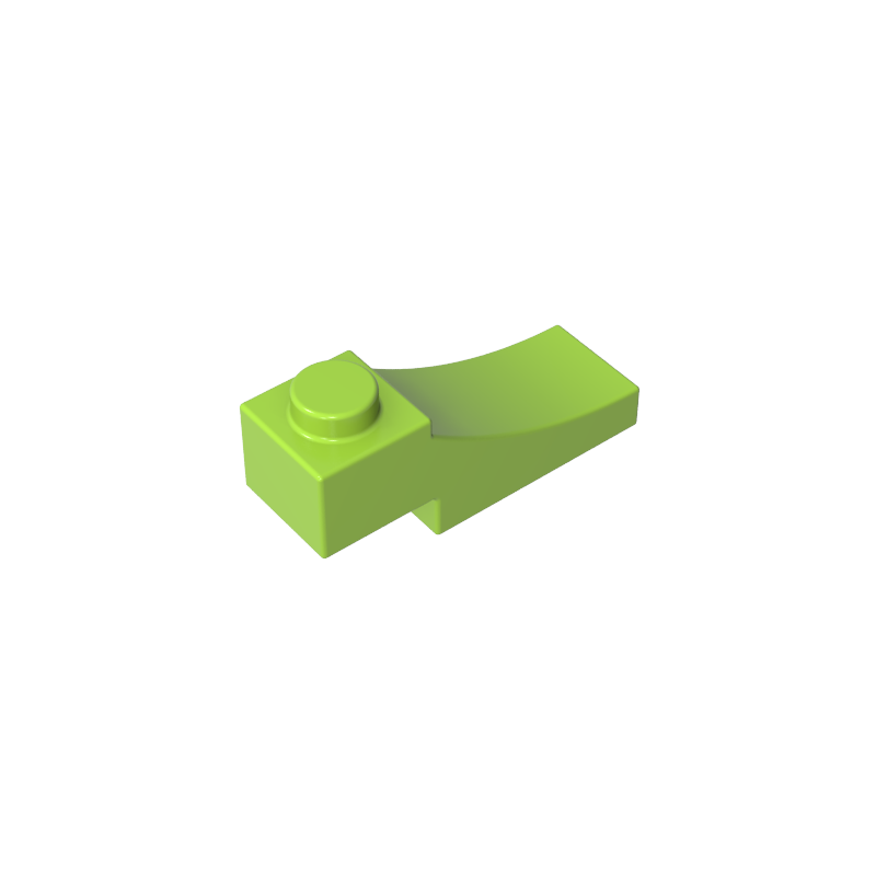 Ladrillo curvo 3 x 1 con recorte invertido de 2/3-MyGobricksEs