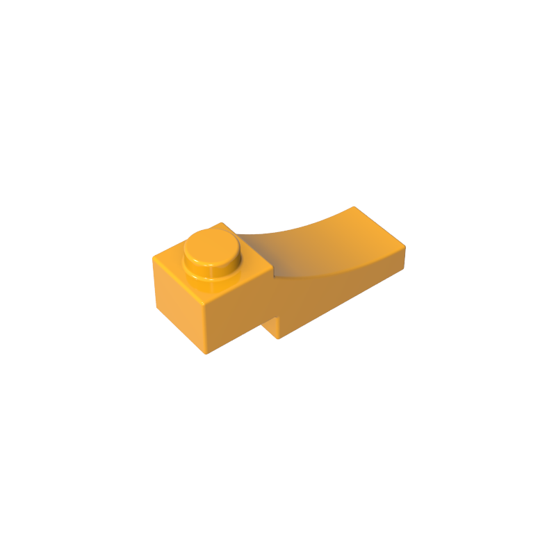 Ladrillo curvo 3 x 1 con recorte invertido de 2/3-MyGobricksEs