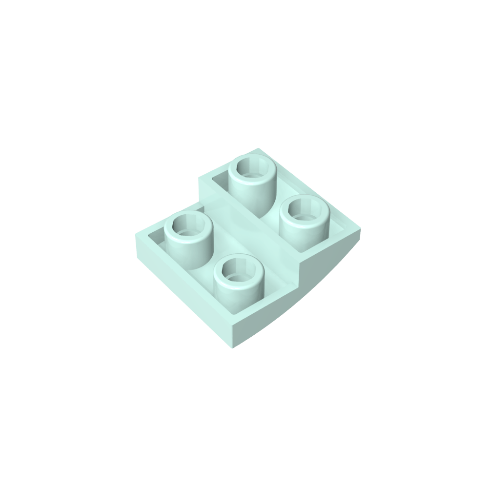 Pendiente Curva 2 x 2 Invertida-MyGobricksEs