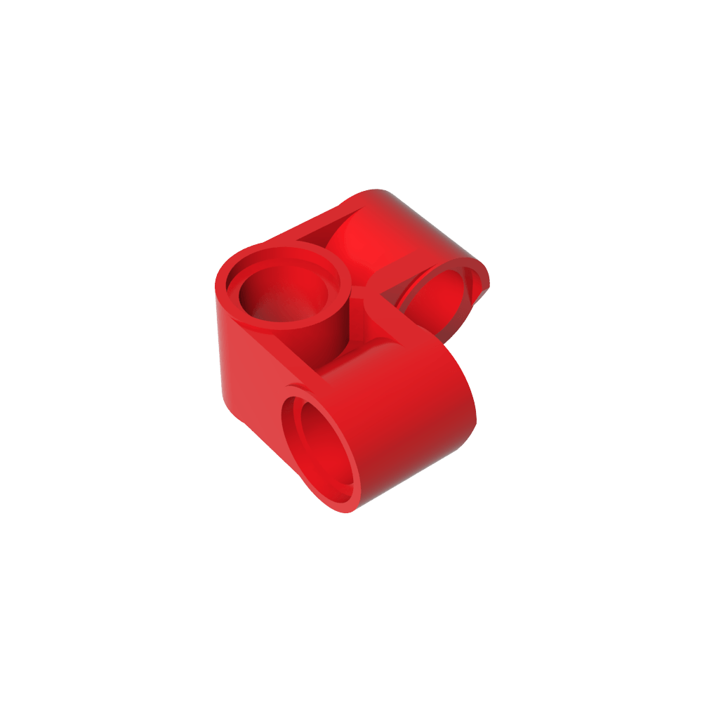 Conector de clavija Technic perpendicular 2 x 2 doblado-MyGobricksEs