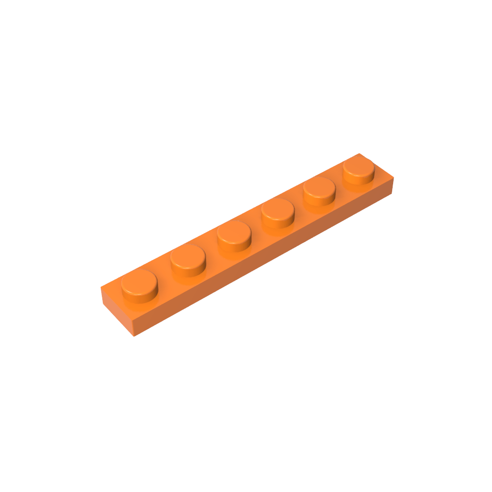 Placa 1 x 6-MyGobricksEs