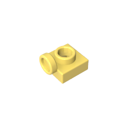 Placa especial 1 x 1 con tacos en el lateral-MyGobricksEs
