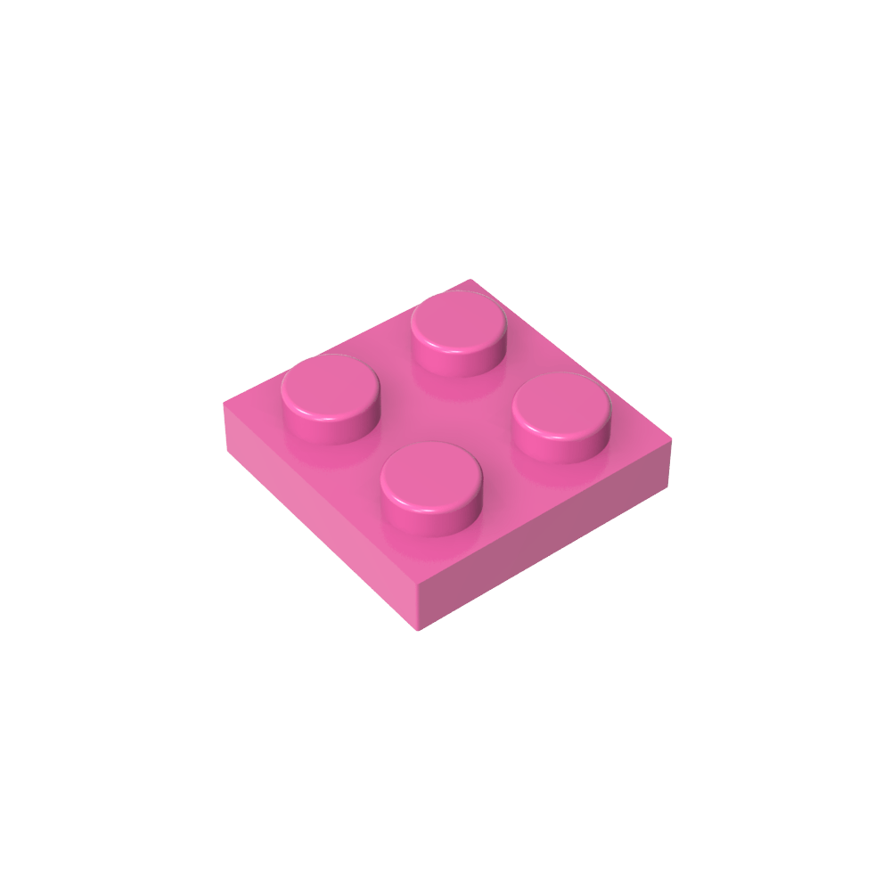 Placa 2 x 2-MyGobricksEs