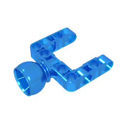 Rótula de dirección Technic grande abierta con marco de pivote en forma de C-MyGobricksEs