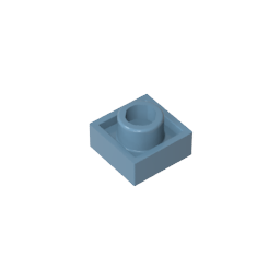 1 x 1 tablero de doble cara-MyGobricksEs