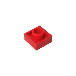 1 x 1 tablero de doble cara-MyGobricksEs