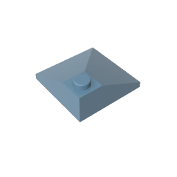 Pendiente 33° 3 x 3 Doble Convexa-MyGobricksEs