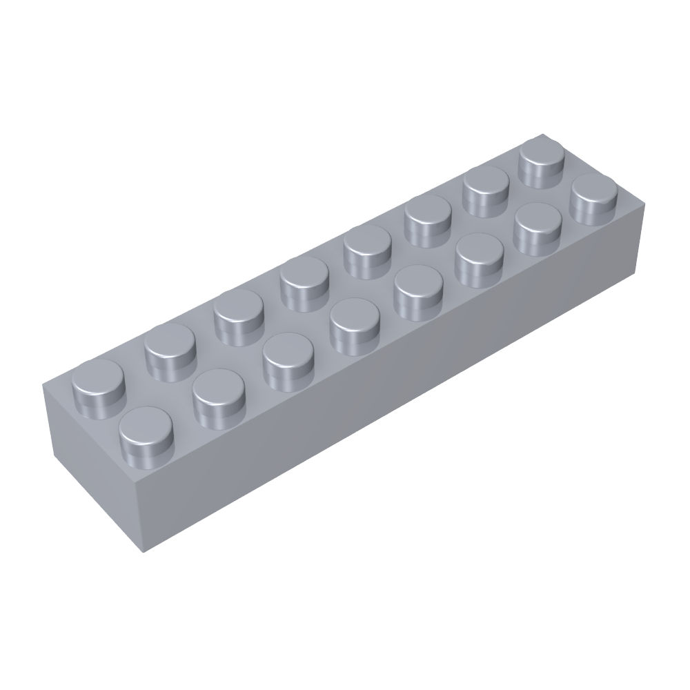 Ladrillo 2 x 8-MyGobricksEs