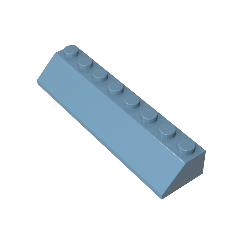 Tejas 2x8 con pendiente de 45°