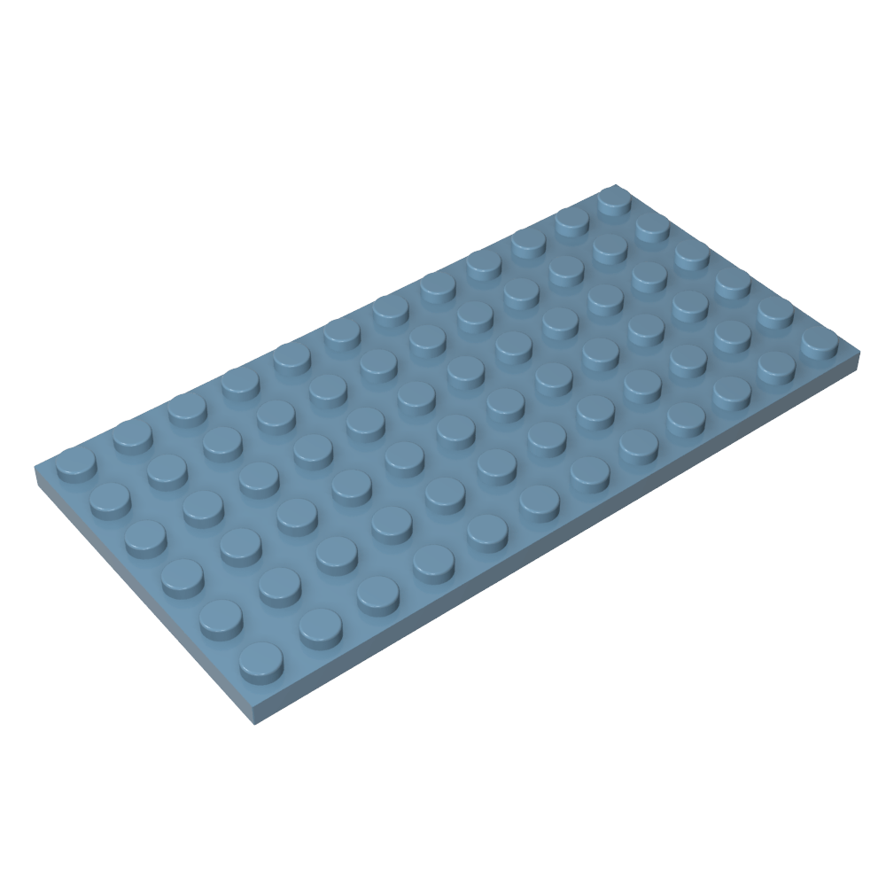 Placa 6 x 12-MyGobricksEs