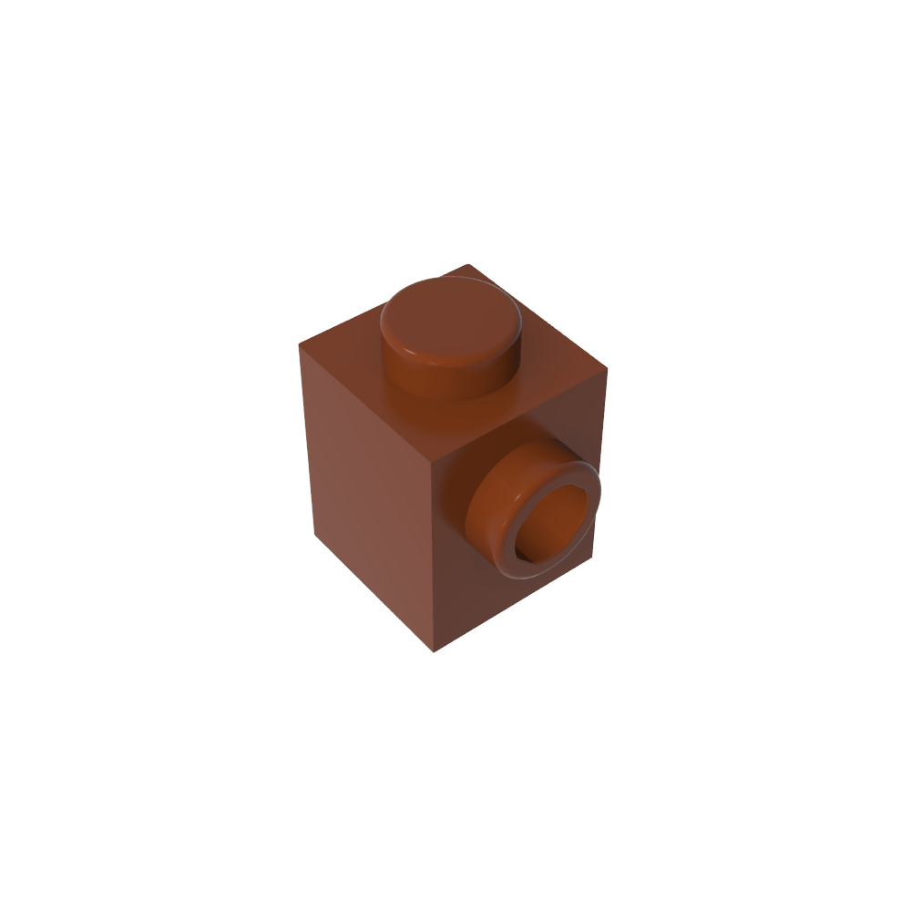 Ladrillo especial 1 x 1 con perno en 1 lado-MyGobricksEs