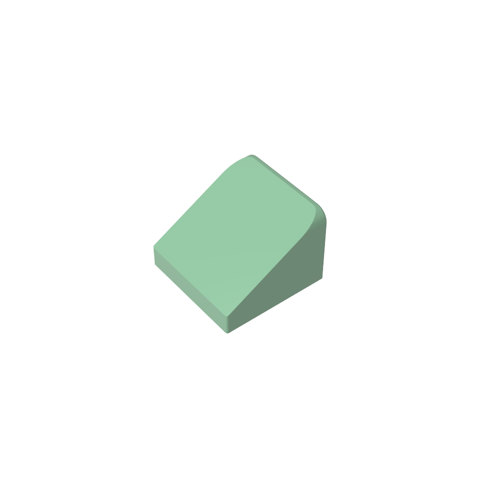 Pendiente 30° 1 x 1 x 2/3 (Pendiente de queso), Pendiente 30 1 x 1 Pendiente-MyGobricksEs