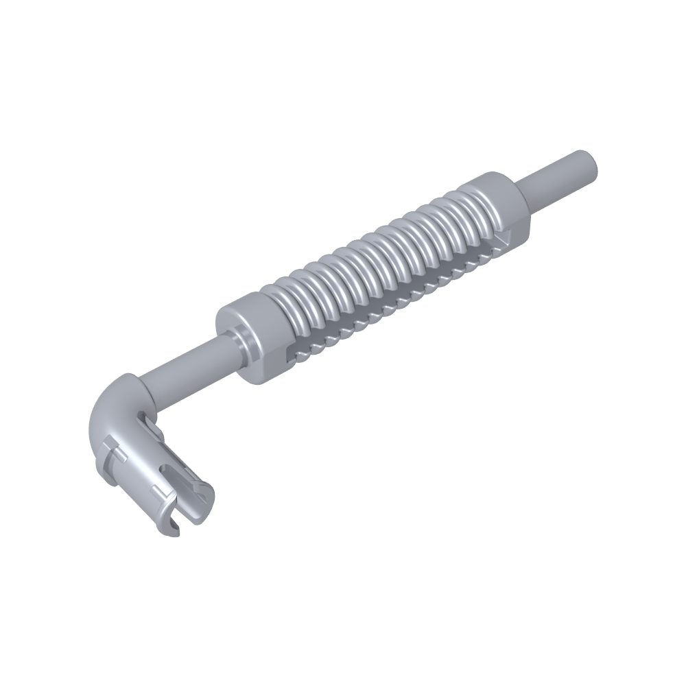 Tubo de escape con pasador Technic - Extremo plano, orificio redondeado-MyGobricksEs