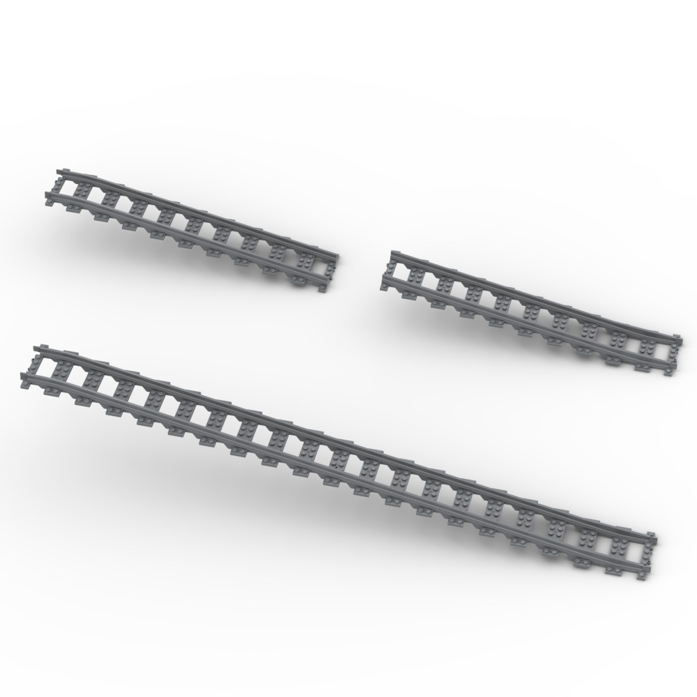 Compatible con vías de bloqueo de trenes, vías de desvío y accesorios de luces de señalización de trenes.