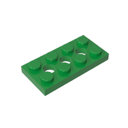 Placa técnica 2 x 4 [3 agujeros]-MyGobricksEs