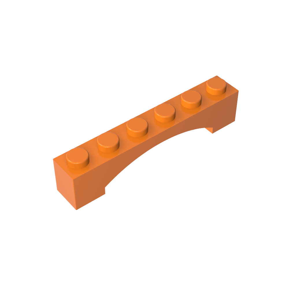 Arco de Ladrillo 1 x 6 Arco Elevado-MyGobricksEs