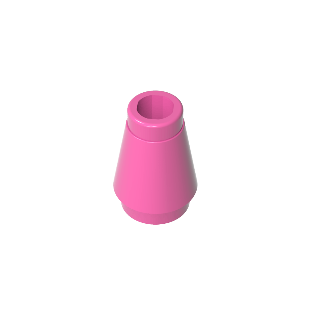 Cono 1 x 1 [Sin ranura superior]-MyGobricksEs