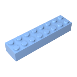 Ladrillo 2 x 8-MyGobricksEs