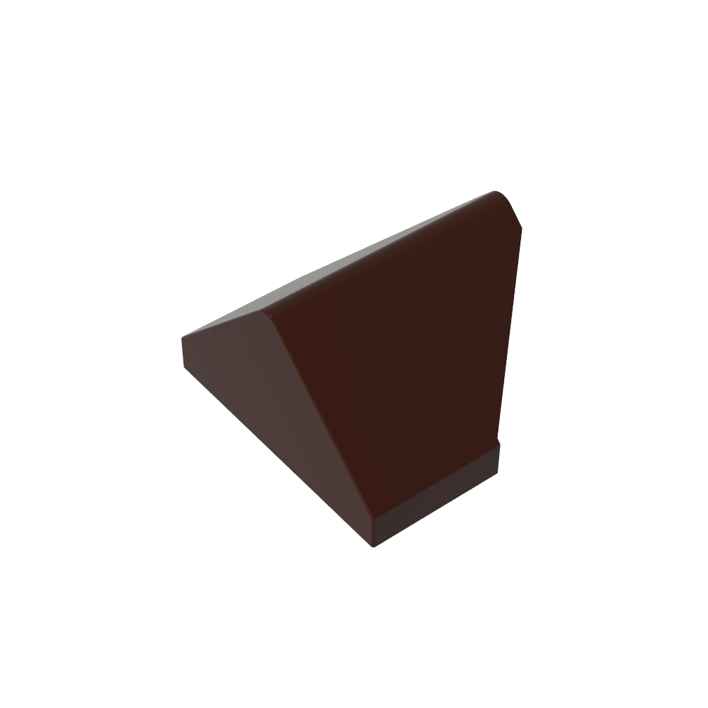 Pendiente 45° 2 x 1 Doble / Invertida con Tubo Inferior-MyGobricksEs