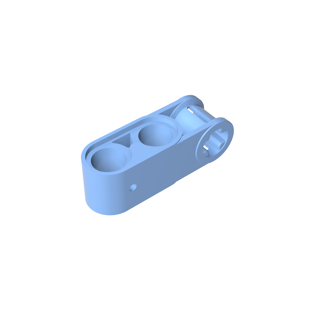 Conector de eje y pasador Technic perpendicular 3L con 2 orificios para pasadores-MyGobricksEs