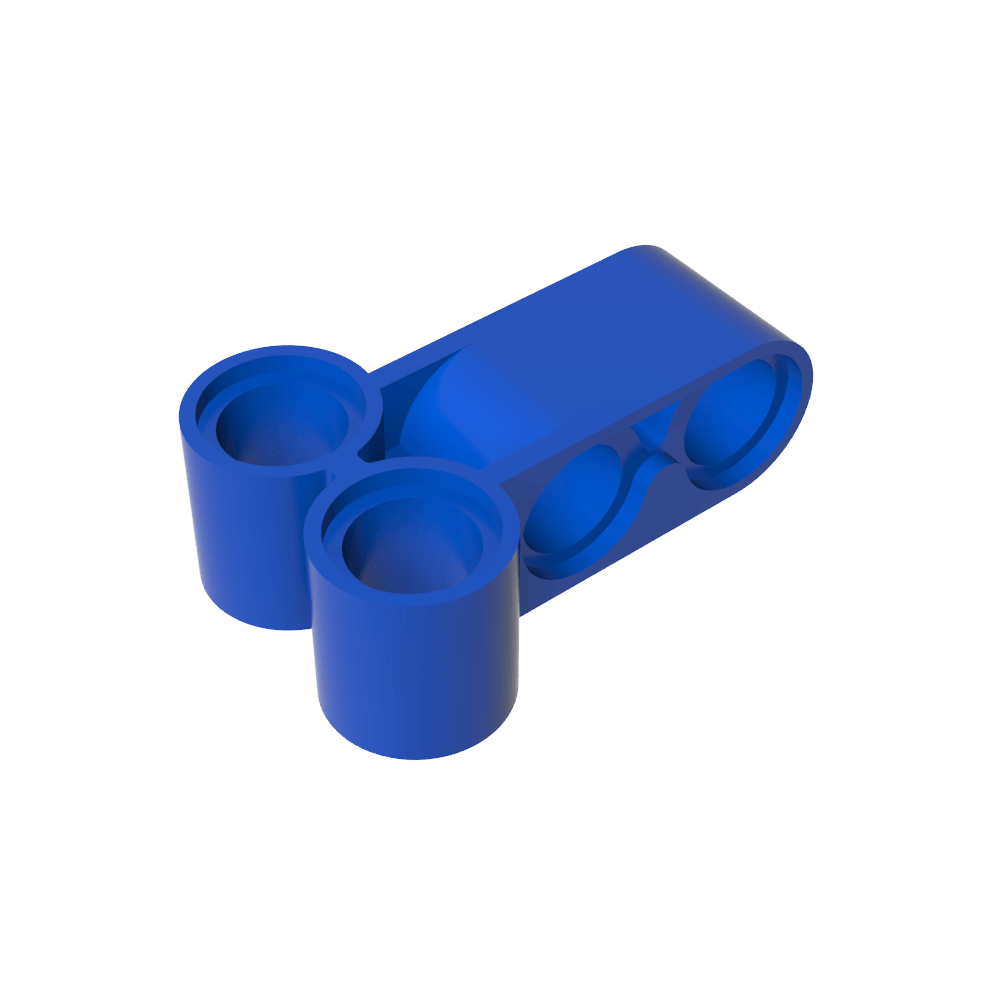 Conector de pin técnico perpendicular largo-MyGobricksEs