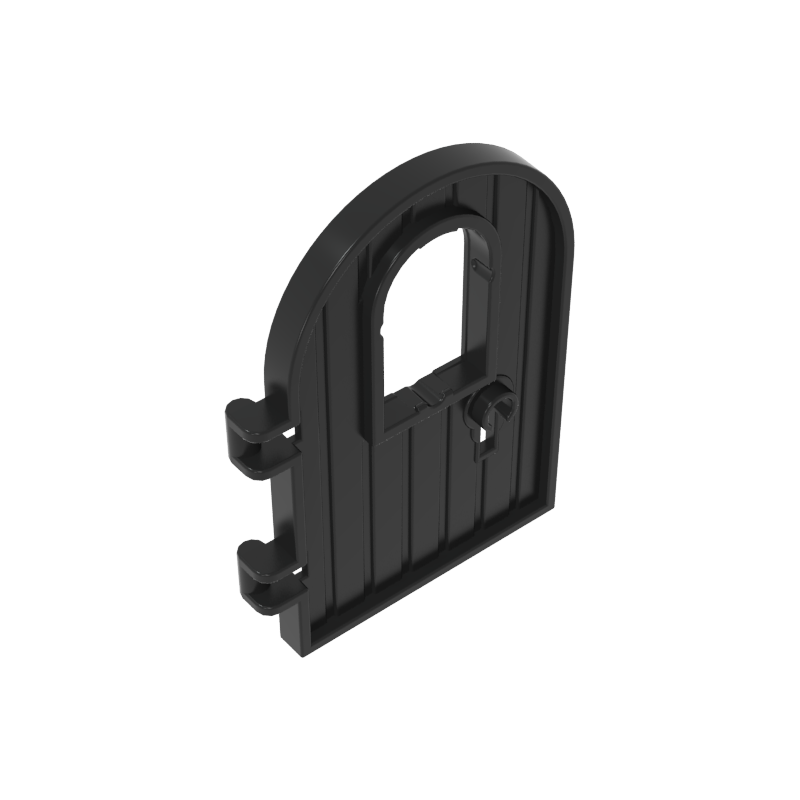 Puerta tipo cúpula con ventana de 4x6