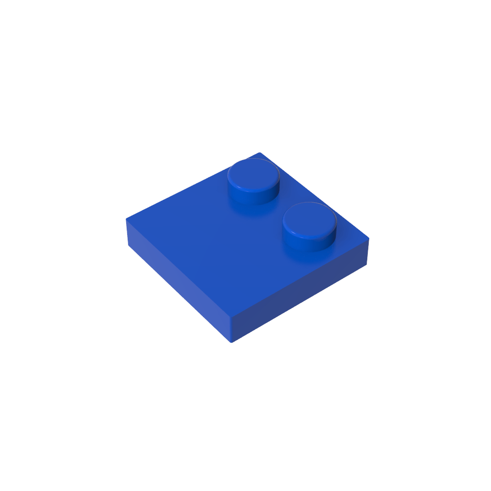 Placa Especial 2 x 2 con Solo 2 tacos-MyGobricksEs