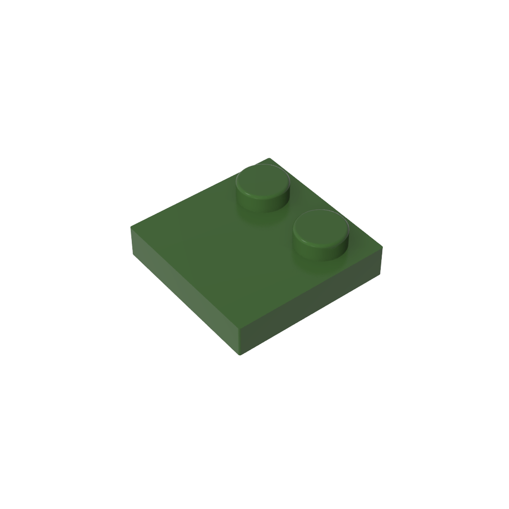 Placa Especial 2 x 2 con Solo 2 tacos-MyGobricksEs