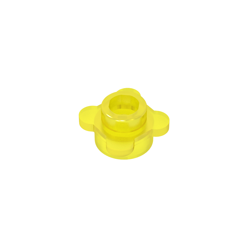 Planta, Flor, Plato Redondo 1 x 1 con 4 Pétalos-MyGobricksEs