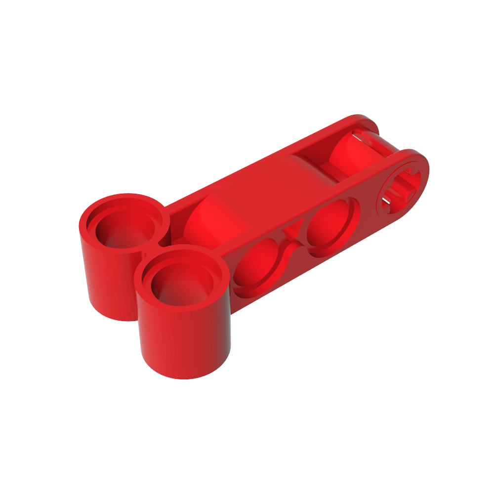 Conector de eje y pasador Technic perpendicular doble 4L 98989-MyGobricksEs