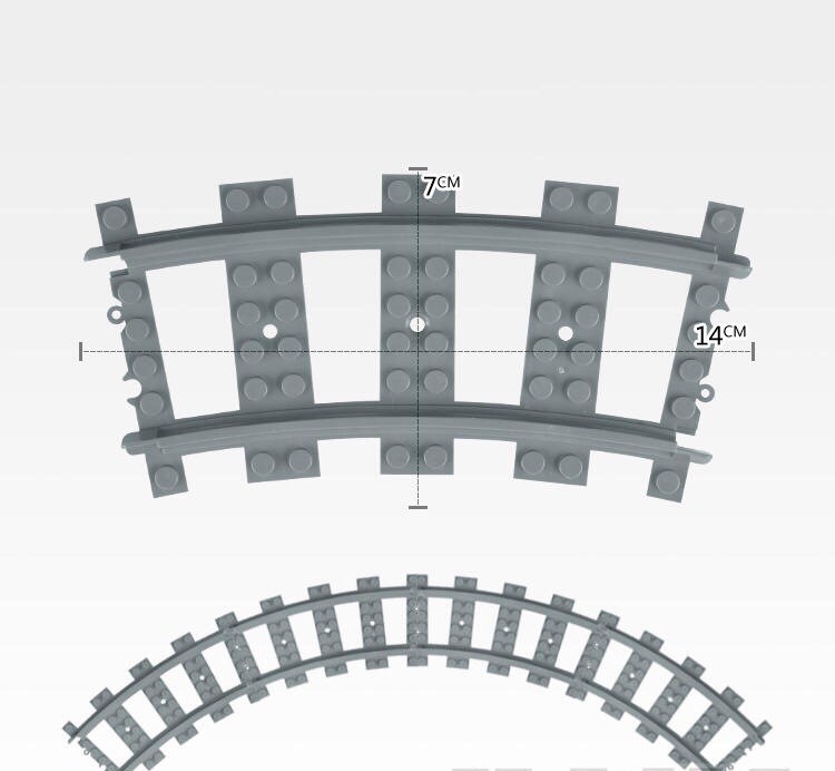 Escena de vía férrea, accesorios de vías de bloques de construcción de partículas pequeñas, juego de refugio de espera de túnel de vía férrea DIY