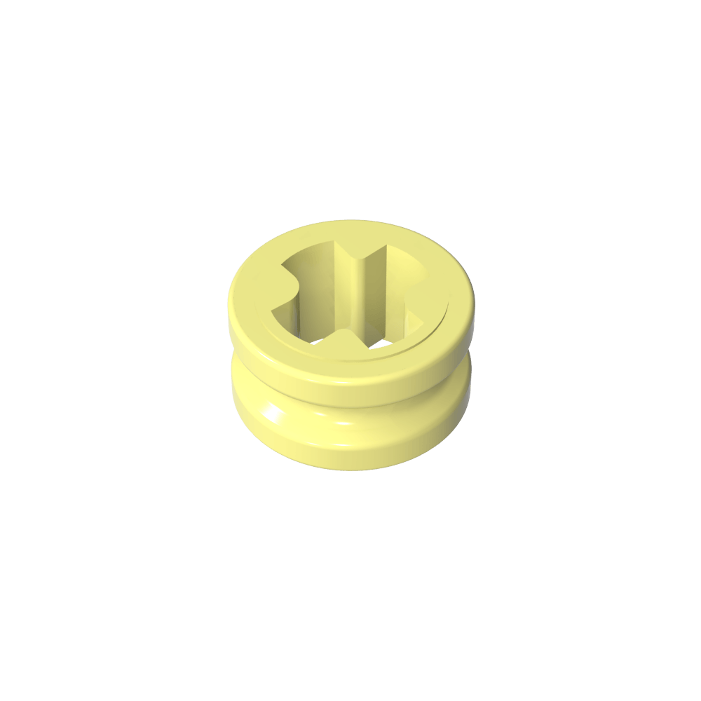 Casquillo Technic 1/2 Liso con Orificio para Eje Reducido-MyGobricksEs