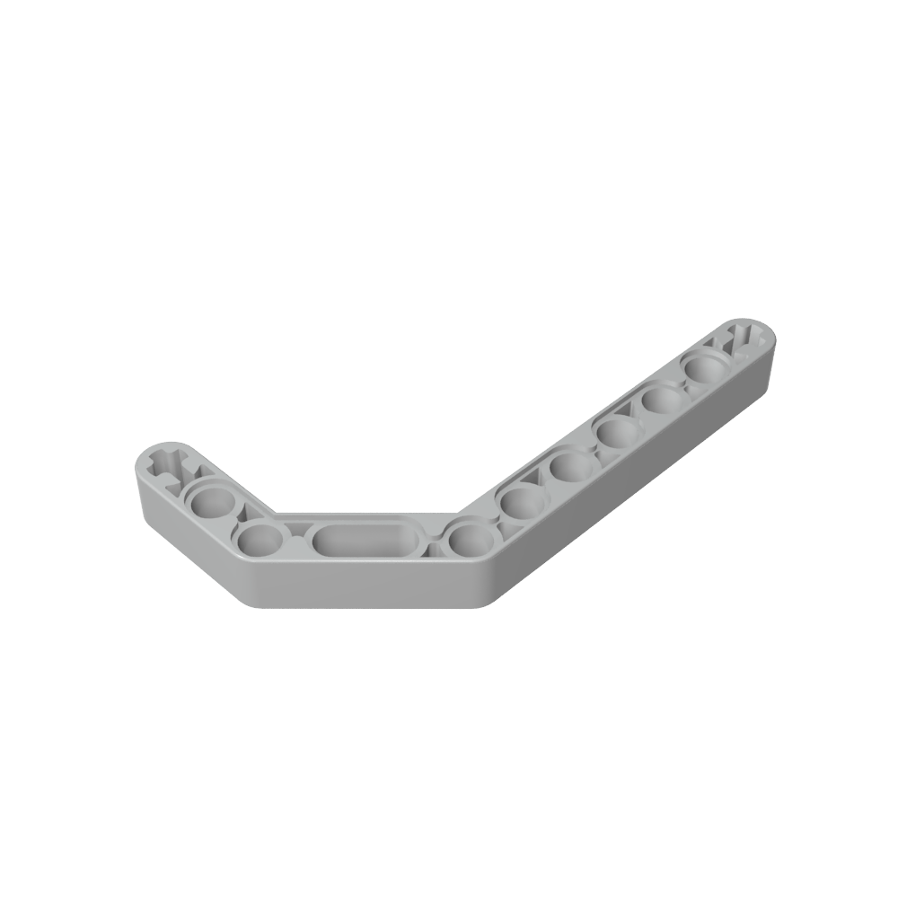 Viga técnica 1 x 11,5 doble curva gruesa-MyGobricksEs